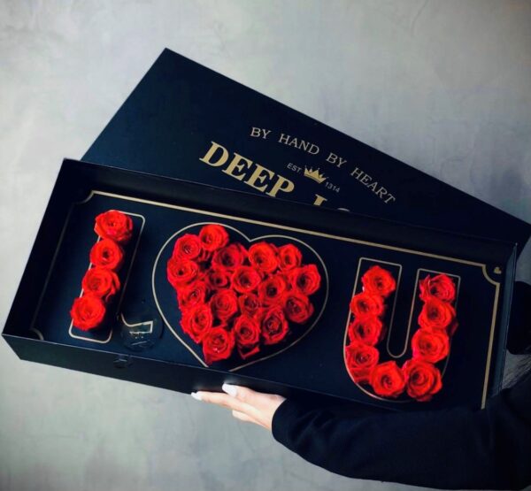 I Love You Fresh Roses Gift Box